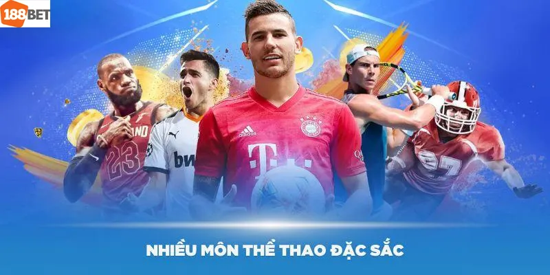 thể thao bet188 đa dạng